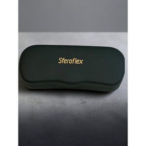 Sferoflex Green Hard Clam shell Glasses Case With Soft Interior